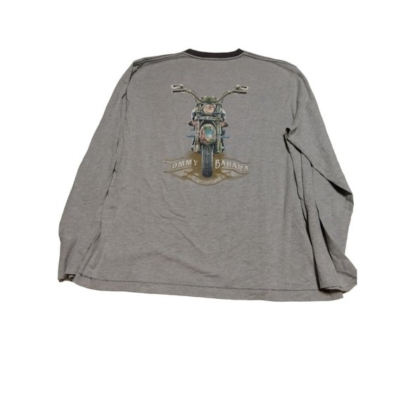 Tommy Bahama Men's Grey XL‎ "Chillin without a cause" Long Sleeve Shirt - Picture 3 of 5
